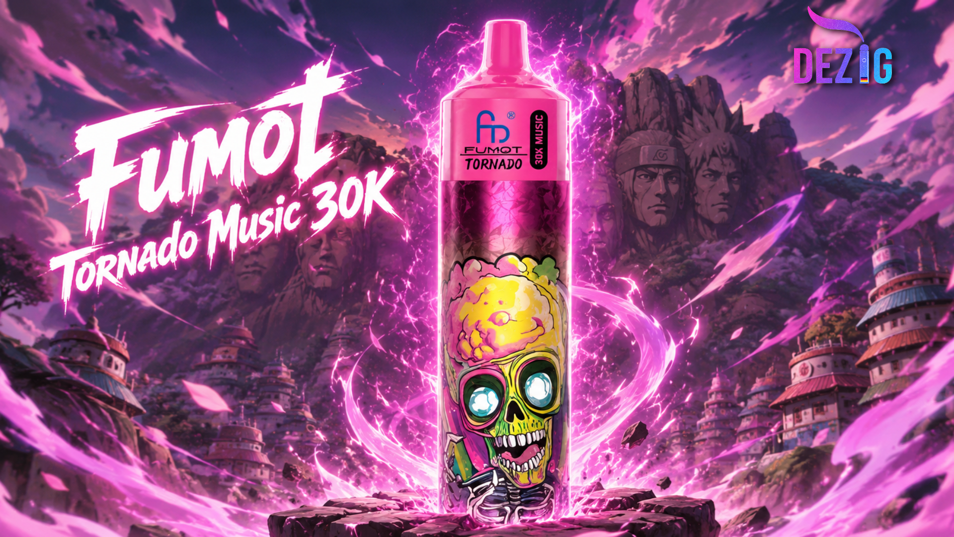 Fumot Tornado Music 30K Einweg Vape mit 30000 Zügen