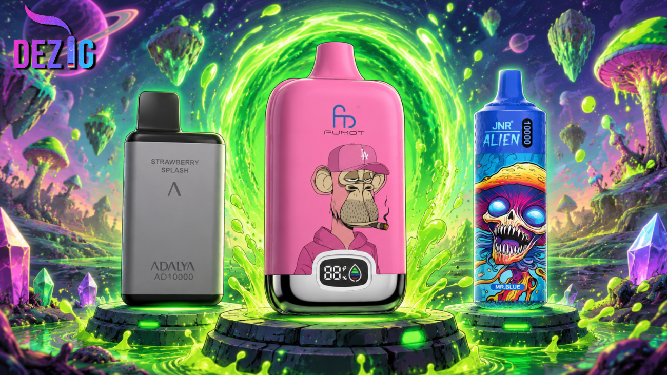 12K Vape for everyday use with Fumot Digital Box 12000 puffs