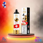 Fumot Tornado Fan Edition 15K Strawberry Red Bull Einweg Vape mit Erdbeer-Energy-Drink-Geschmack und 15000 Zügen.