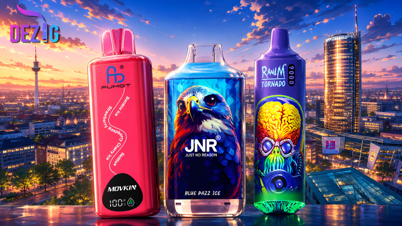 Einweg Vapes in Essen kaufen, Fumot ECO 3in1 24K, RandM Tornado 9K, JNR Falcon 16K