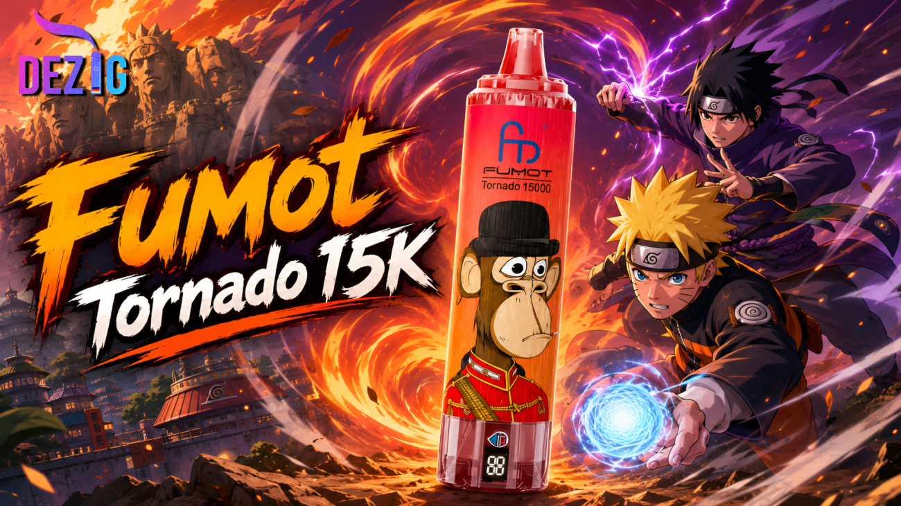 Fumot Tornado 15K Einweg Vape mit Smart Display