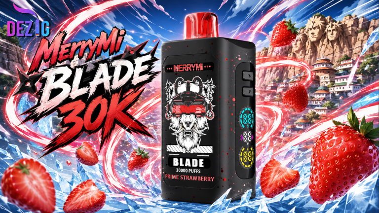MerryMi Blade 30K with available flavors at DEZIG