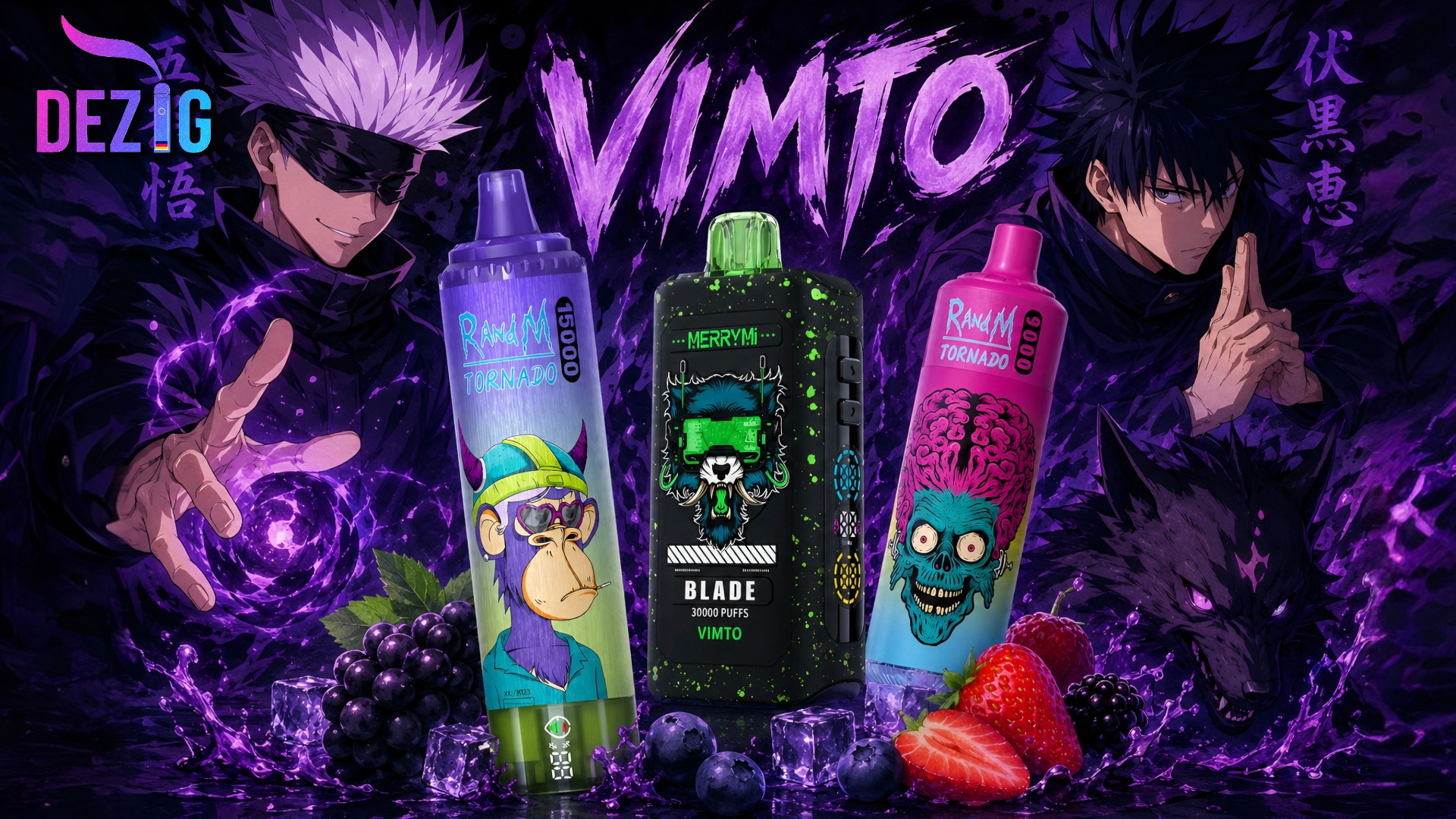 Vimto Geschmack bei Einweg Vapes von DEZIG