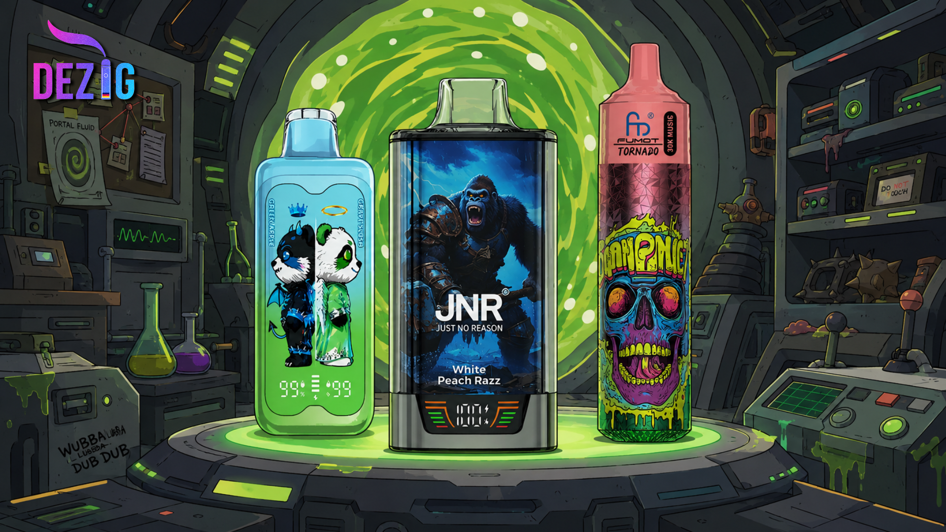 E cigarette with long-lasting performance and different flavours