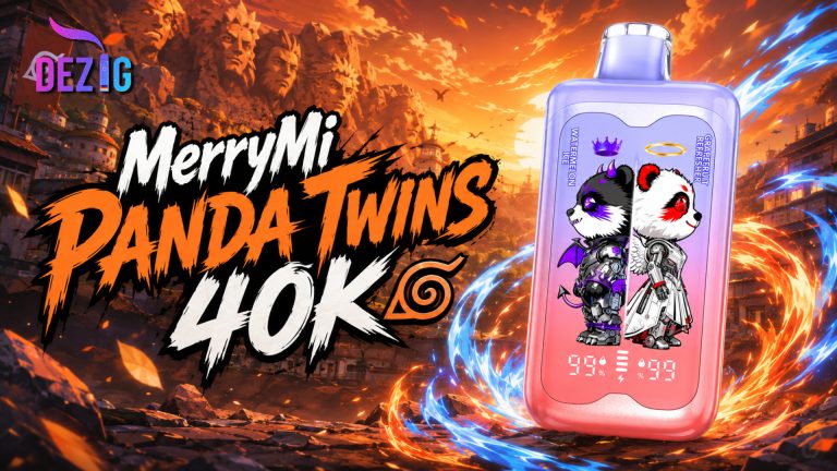 MerryMi Panda Twins 40K vape with two flavours and up to 40000 puffs