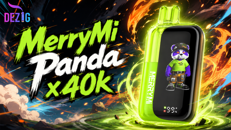 MerryMi Panda X 40K Vape 40000 Puffs with display and different flavors